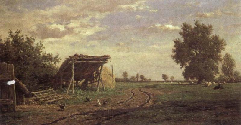 Willem Roelofs Summertime France oil painting art